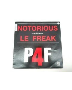 NOTORIOUS MEDLEY WITH LE FREAK VINYL RECORD P4F 888433.1 COLLECTORS RARE