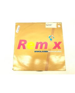 ENGLAND NEWORDER REMIX WORLD IN MOTION VINYL RECORD X14878 COLLECTORS RARE
