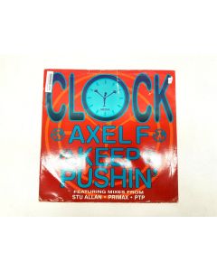 CLOCK AXEL F KEEP PUSHIN VINYL RECORD LP MCST 2041