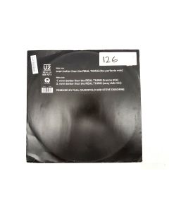 U2 EVEN BETTER THAN THE REAL THING REMIX PAUL OAKENFOLD STEVE OSBORNE VINYL LP