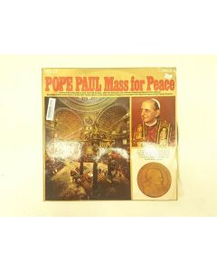 POPE PAUL MASS FOR PEACE VINYL RECORD CAM-170 COLLECTORS RARE