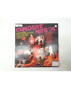 EXPLOSIVE HITS 74 ORIGINAL ARTISTS & ORIGINAL HIT VINYL RECORD TVSS 16 RARE