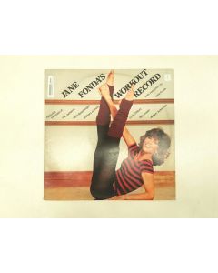 JANE FONDA WORKOUT RECORD VINYL RECORD 2LP S2BP 220249 COLLECTORS RARE