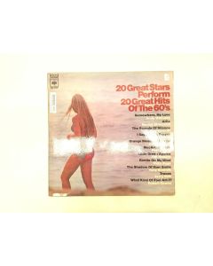 20 GREAT STARS PERFORM 20 GREAT HITS OF 60'S VINYL RECORD 2LP S2BP 220051 RARE