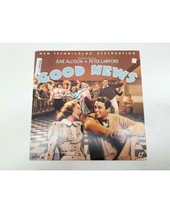 GOOD NEWS LASER DISC LASERDISC LD JUNE ALLYSON PETER LAWFORD VINTAGE RETRO RARE!