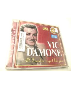 VIC DAMONE ALL I NEED A GIRL LIKE YOU MUSIC CD 