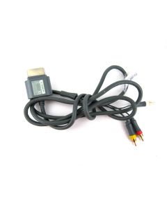 Microsoft XBOX 360 Composite AV Cable Lead Video X810973-001 GENUINE