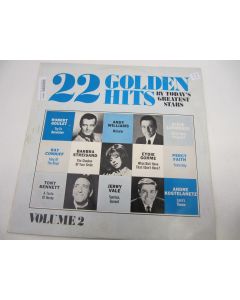 22 GOLDEN HITS BY TODAY'S GREATEST STARS VOL 2 LP VINYL RECORD MX 163332