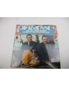 JIM & JESS THE ALL TIME GREAT COUNTRY INSTRUMENTALS LP VINYL RECORD LE 10542