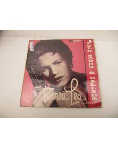 TERREA LEA FOLK SONGS & BALLADS LP VINYL RECORD R-404