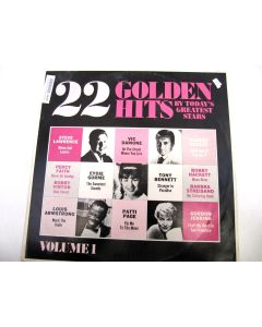 22 GOLDEN HITS BY TODAY'S GREATEST STARS VOL 1 VINYL RECORD LP MX 15332