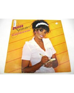 DONNA SUMMER SHE WORKS HARD FOR THE MONEY VINYL RECORD LP 812 265-1
