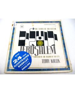 JERUSALEM THE STORY OF THE CITY TEDDY KOLLEK VINYL RECORD LP 70036
