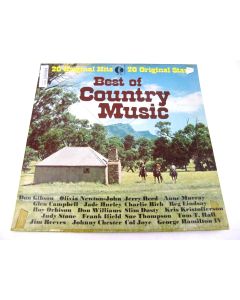 BEST OF COUNTRY MUSIC 20 ORIGINAL HITS 20 ORIGINAL STARS VINYL RECORD LP WA-343