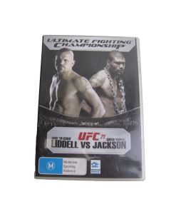 UFC71 CHUCK "THE ICEMAN" LIDDELL VS QUINTON RAMPAGE JACKSON UFC DVD
