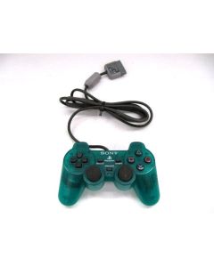PLAYSTATION 2 PS2 SONY CONTROLLER GENUINE SCPH-1200 GREEN ANALOG TRANSPARENT