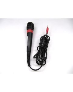 Official Singstar Playstation 2 PS2 Microphone Mic Accessory Red Black Genuine