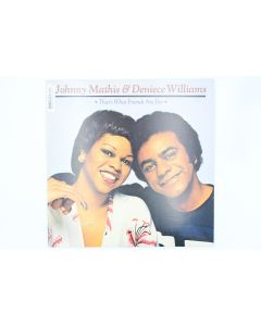 JOHNNY MATHIS DENIECE WILLIAMS THAT'S WHAT FRIENDS ARE FOR VINYL LP PC 35435
