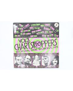 CHART STOPPERS VOL 3 20 ORIGINAL STARS VINYL RECORD LP US-1005 B5RS-1011