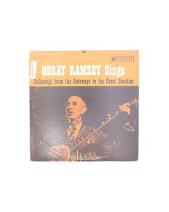 OBRAY RAMSAY SINGS FOLKSONGS FROM THE GATEWAYS TO THE GREAT SMOKIES VINYL RECORD