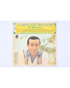 AL MARTINO I LOVE YOU BECAUSE VINYL RECORD LP SENC-9972