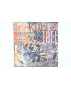 RICK & THEL WITH PAUL WESTON & HIS STRINGDUSTERS SLIP RAILS VINYL RECORD LP