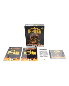 F-16 Fighting Falcon PC GAME Windows 95 DOS CD ROM Retro Gaming RETAIL BIG BOX